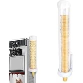 Ice Cream Cone Dispenser Holder Wall Mount Waffle Cone Dispenser Holder Cake Cone Dispenser 21&rsquo;&rsquo;L x 3&rsquo;&rsquo; Dia Cone Holder Sleeve for Ice Cream Machine