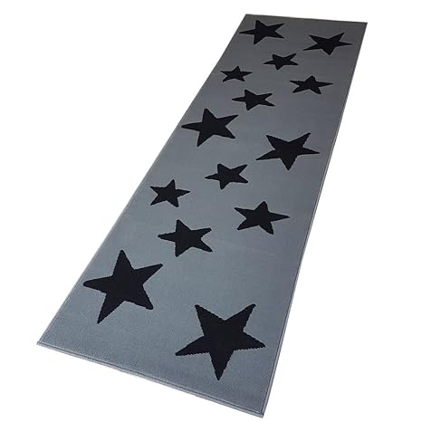 Moderner Laufer Teppich Brucke Teppichlaufer Sterne Stars Ca