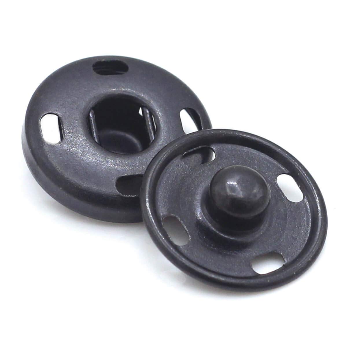 30 Sets Rust Proof Metal Snap Fasteners Sewing Press Studs Buttons (15mm)