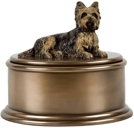 yorkie cremation urn