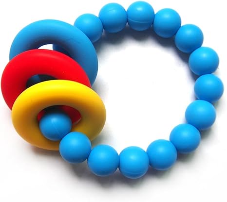 blue teething ring