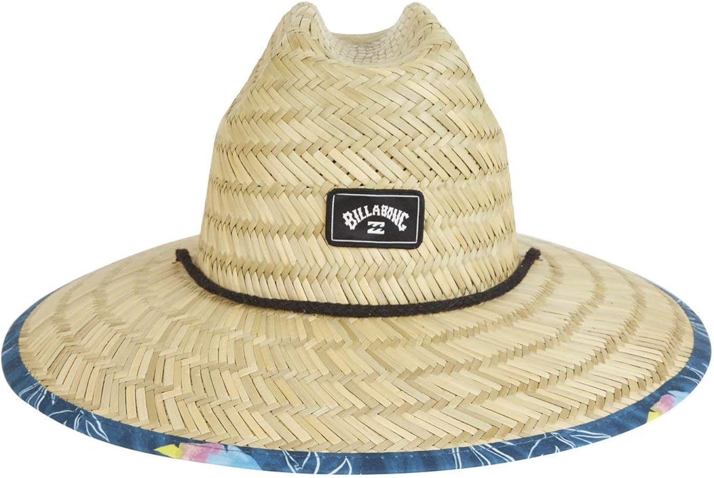 Billabong Men's Tides Print Straw Lifeguard Hat Blue One Size Size: Clothing