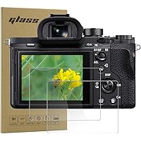 Screen Protector for Sony Alpha A1 A9 A9II A7C A7RIV A7RIII A7SIII A7III A7RII A7SII A7II, Macolink Glass Tempered Film for R