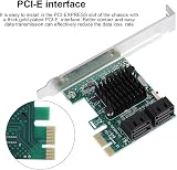 ASHATA PCI-E to SATA 3.0 6G Controller Card 4 Port Rear Adapter for Windows view 3