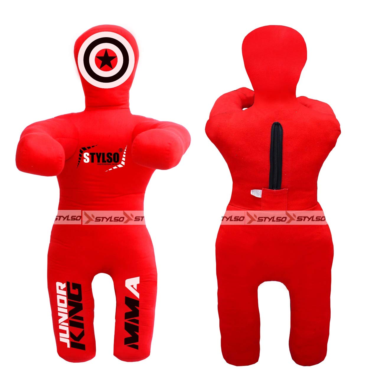 Un-Filled Wrestling Dummy Grappling Dummy BJJ Dummy Judo Karate Jiu Jitsu Practice Dummies Adult, Kids and Youth Training (Onyx Black, 5ft / 60 inches)