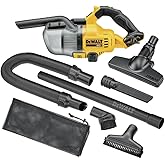 DEWALT 20V Handheld Vacuum Cordless, Car Vacuum with HEPA Filter, 6 Attachments and LED Light, High Performance Dry Only Small Shop Vac, Battery Not Included (DCV501HB)