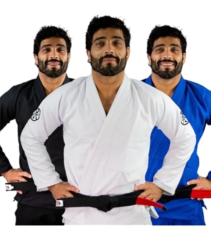 Keiko, Calça de Kimono Jiu Jitsu, Rip Stop, Azul, A0 | Amazon.com.br