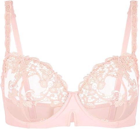 Simone Perele Sujetador Saga Demi de media altura Rubor 90D: Amazon.es