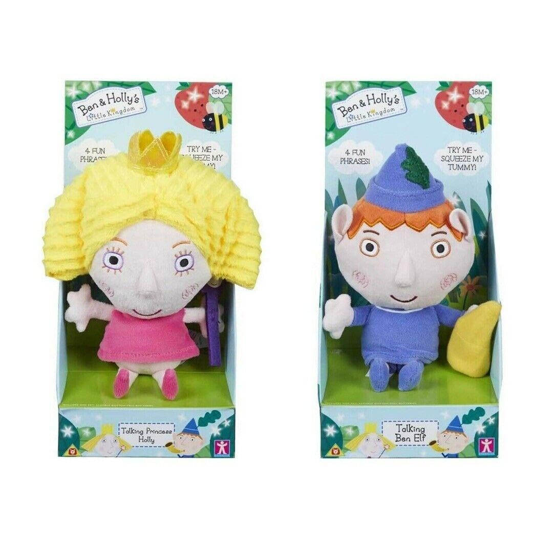Ben & Holly's Little Kingdom 18cm Talking Soft Plush Toys