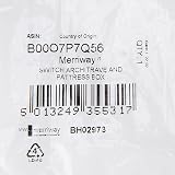 Merriway BH02973 Single Architrave Switch & Pattress Box White 1 Gang view 4