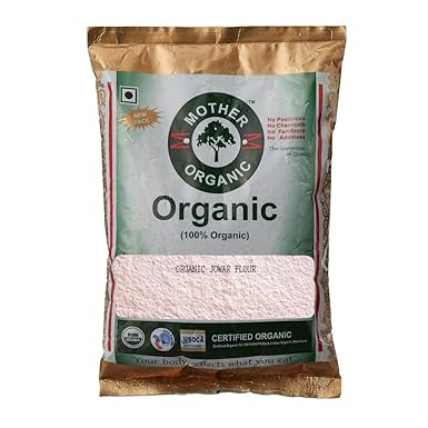 Mother Organic Jowar Atta/Sorghum Flour - 500gm - USOCA Certified Organic