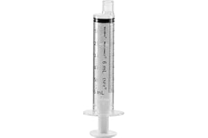 NEOCONNECT NeoMed at Home 6mL ENFit Reusable Syringe with an O-Ring Plunger - Box of 25 - 500 Uses per Box - connects to feeding tubes and extension sets for tube feeding medication delivery or oral medication delivery