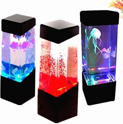 szdc88 medusa tanque estado de animo luz volcan lava lampara medusa lampara acuario led relajante escritorio lampara lava lampara led para sala de