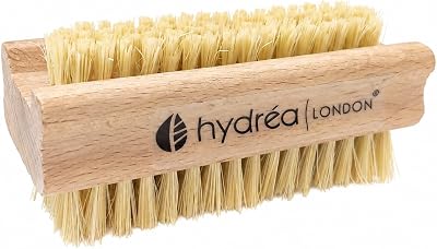 Hydrea London Nail Brush Double-Sided Natural Cactus Bristles Vegan