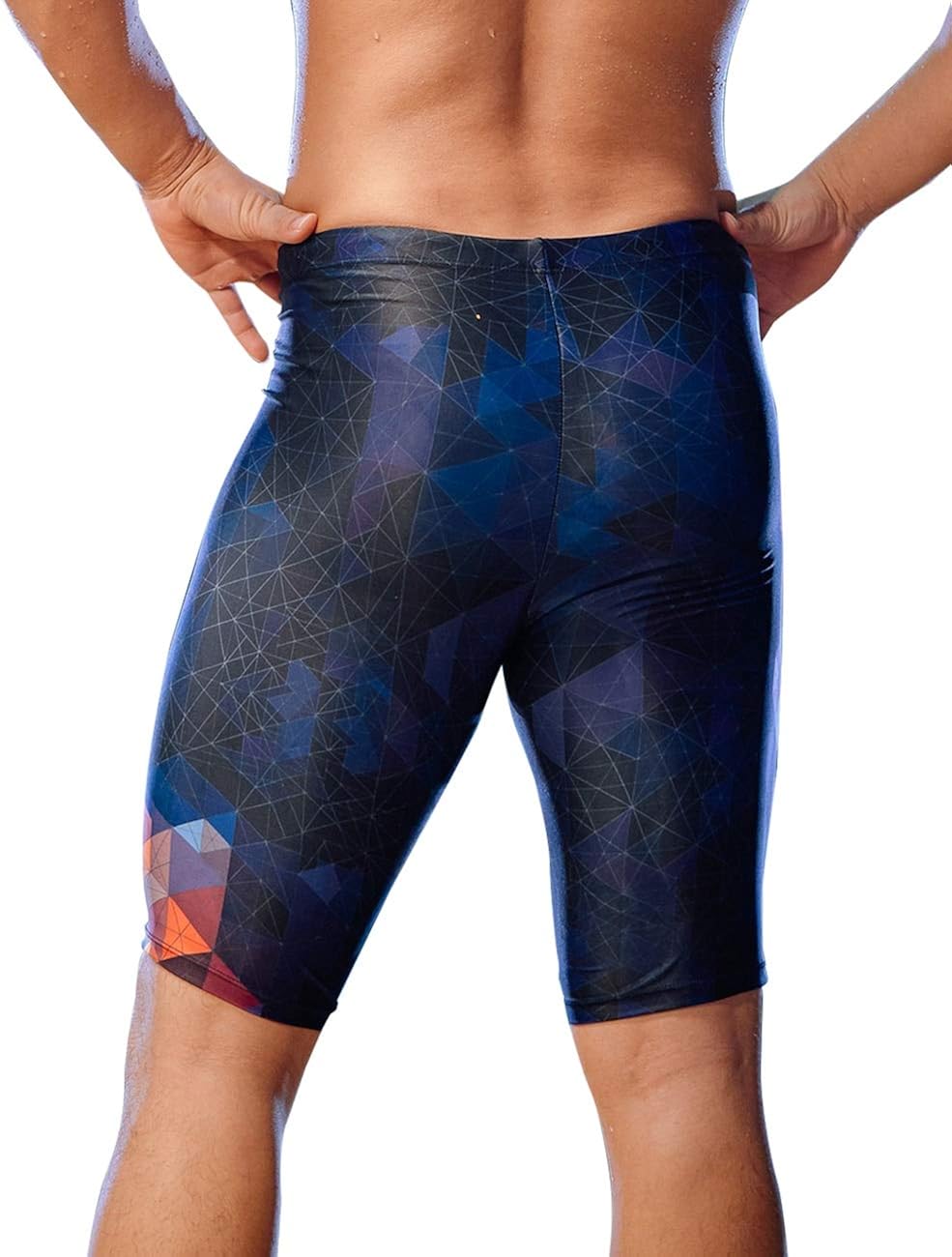 361° Swim Jammers for Men, Pro Racing Training Swimsuit, Chlorine Resistant Endurance: Clothing