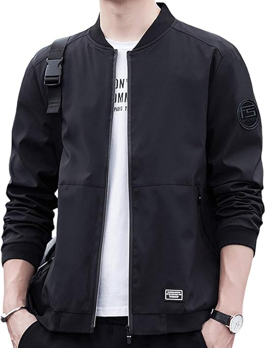 Amazon Jhijsc ジャケット Ma 1 メンズ コート ブルゾン カジュアル 無地 おしゃれ 春秋 大きいサイズ コート ジャケット 通販