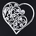 Whitelotous Cutting Dies Cut Dies Stencil Metal Template Mould for DIY Scrapbook Album Paper Card (Hollowout Heart)