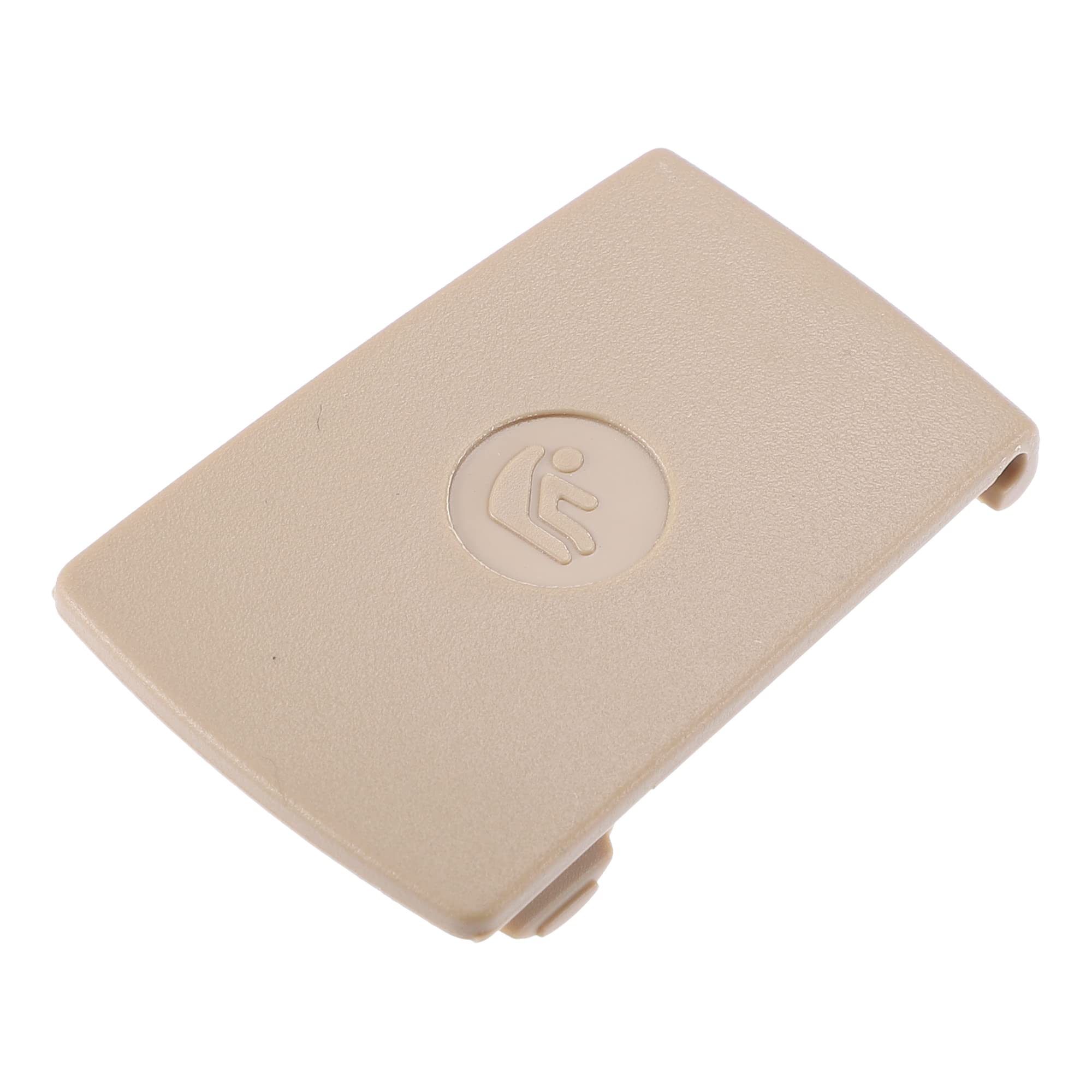 X AUTOHAUX Rear Child Seat Anchor ISOFix Cover 52207319687 52207319686 for BMW 1 Series E81 E82 F20 F21 Beige 1Pc