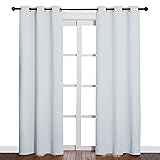 NICETOWN Easy Care Solid Thermal Insulated Grommet