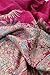 Achillea Luxurious Big Paisley Jacquard Layered Woven Pashmina Shawl Wrap Scarf Stole (Fuchsia)