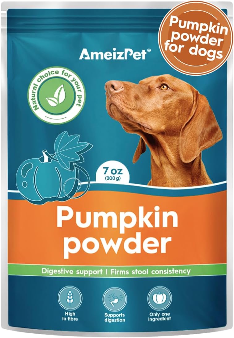 AmeizPet Pumpkin Powder For Dogs 200g Pumpkin Puree Fibre For Dogs