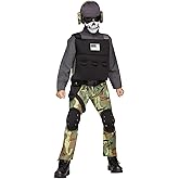 Skull Soldier Kids Costume