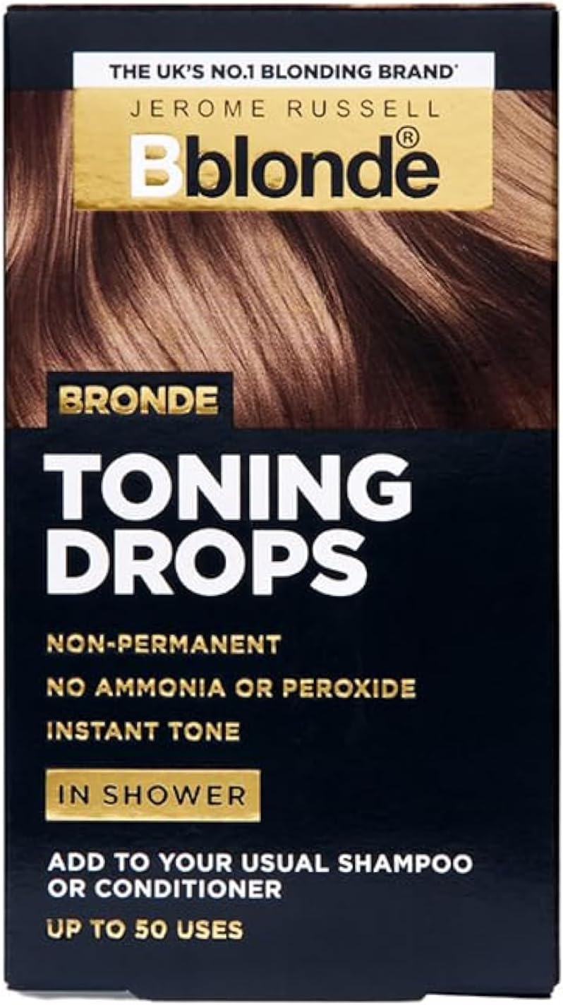 Jerome Russell Bblonde BRONDE Toning Drops - 50 Uses, Non-Permanent Toner