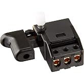Hitachi 998839 Switch 1P Pillartype C10FS/H/B Replacement Part | 1P Switch Configuration | Integrated Lock Mechanism | Electrical Control Component | Repair Component | Lightweight Design