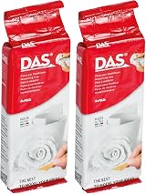DAS White 250g Air Hardening Modelling Clay Hangable Pack 2 view 1