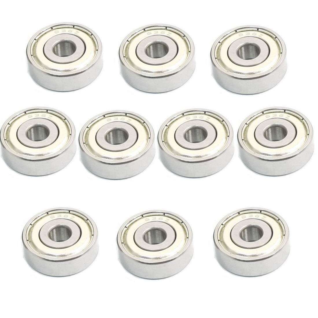 Photo 1 of YXQ 636Z 6mm x 22mm x 7mm Single Row Sealed Deep Groove Ball Bearings 10Pcs