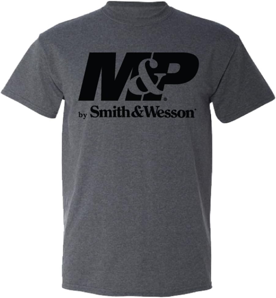 M&P by Smith & Wesson Men's Logo T-Shirt (Charcoal - XL)