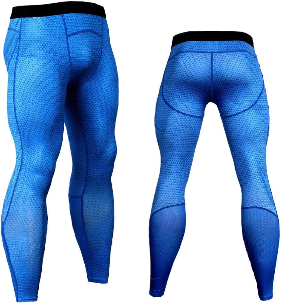 Men’s Leggings, Sports Compression Tights Quick Dry Base Layer Bottom