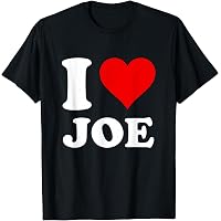 Amazon.com: I Love Joe T-Shirt - Heart T-Shirt : Clothing, Shoes