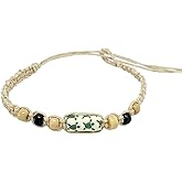 Zero Gravity Hawaii Hawaiian Honu Sea Turtle Hemp Surfer Bead Anklet/Bracelet