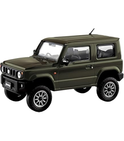 Amazon.com: Aoshima Suzuki JB64 Jimny Chiffon (Kinetic Yellow) 1