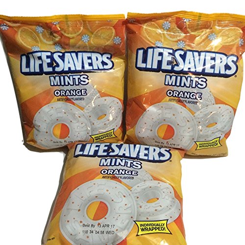 LifeSavers Orange Mints Hard Candies, Individually Wrapped Mints 6.25oz