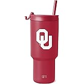 Simple Modern Officially Licensed 30oz Tumbler with Flip Lid and Straws | Insulated Cup Stainless Steel | Gifts for Men | Trek Collection