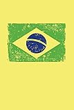 BRASIL Notebook: Patriotic Brazil Flag Gift