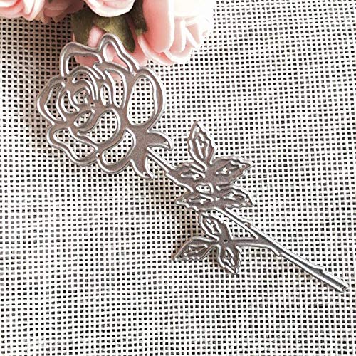image for gootrades Die Cuts for Card Making,Rose Flower Metal Die Cuts Embossin