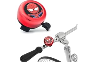 UVTQSSP Bike Bell for Kids Girls Bike Bell Kids Bike Accessories Bicycle Bell Bike Bells for Boys Girls with Loud Clear Sound Toddler Scooter Bells Cute Purple Star Fit 0.87" Handlebars