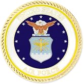 PinMart's Officially Licensed US Air Force Lapel Pins &ndash; USAF Flag, USAF Emblem, &amp; Air Force Insignia Military Pins &ndash; Veterans Day Gifts for Men and Women with Clutch Back for Jackets&hellip;