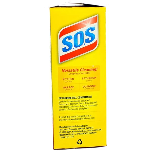 S.O.S. STEEL WOOL SOAP PADS 10 PADS