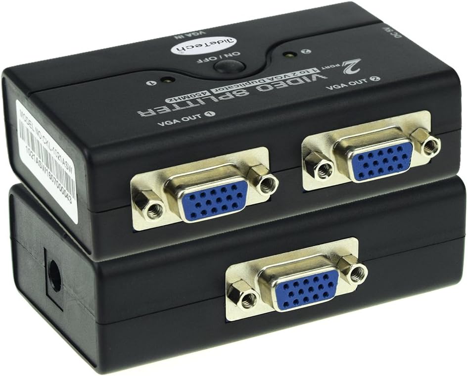 VGA Splitter 1 pc 2 monitor Video Splitter Box USB Amazon.co.uk Electronics