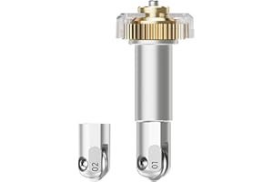 Scoring Wheel Combo Pack Scoring Tool for Maker 4/3/Maker, Aosry Single & Double Scoring Wheel Tip + QuickSwitch Housing Perfect for Folding Cards/Envelopes/Boxes/Gift Tags/3D Creations