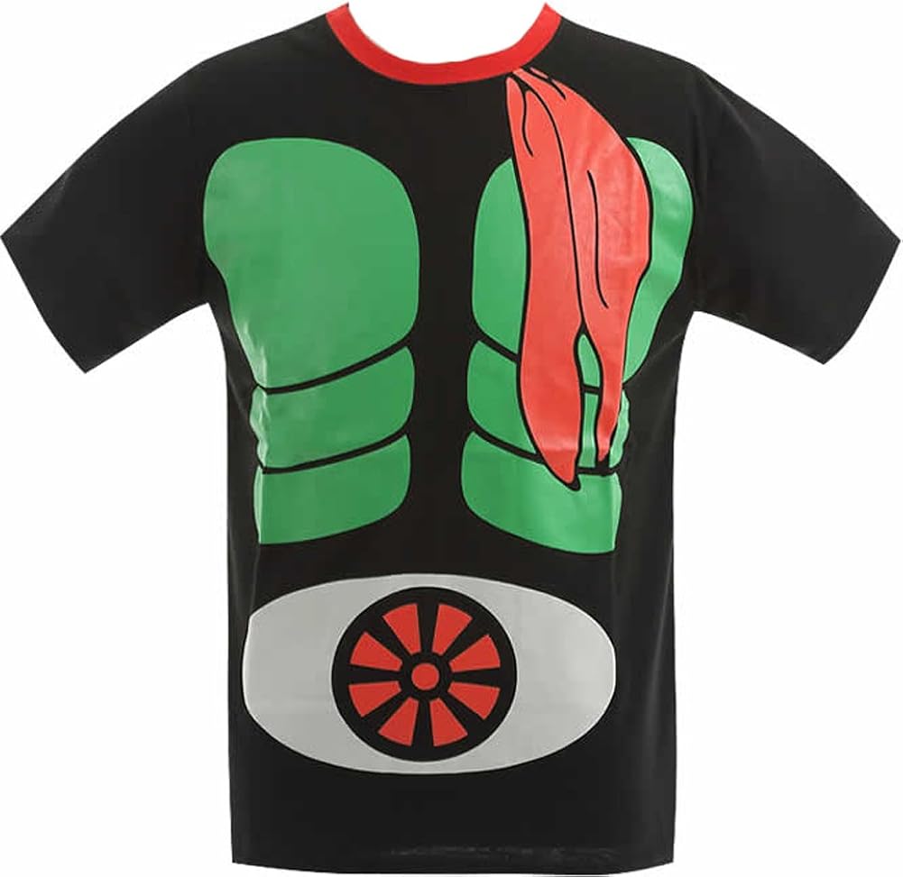 Amazon 仮面ライダー 大人メンズ なりきり 半袖tシャツ L 仮面ライダー1号 Tシャツ カットソー 通販