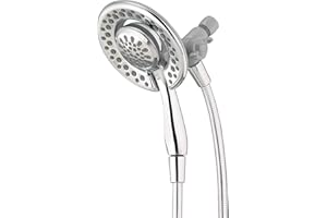 Delta Faucet Shower Head, 4-Setting In2ition, 2-in-1 Shower Head with Handheld Spray, Chrome