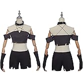 AwwwCos Women Cosplay Costume Tops Shorts Full Set Outfits Halloween Cosplay Props