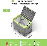 Alpicool X40 40L Car Fridge Freezer Portable Compressor Refrigerator 12/24V view 6