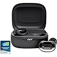 JBL Live Free 2 - True Wireless Noise Cancelling Earbuds, Up to 35hrs of Playtime, 6 mics for Perfect Calls with Zero Noise, IPX5 Waterproof, Oval Tubes for Better Comfort, Isolation, & bass (Black)