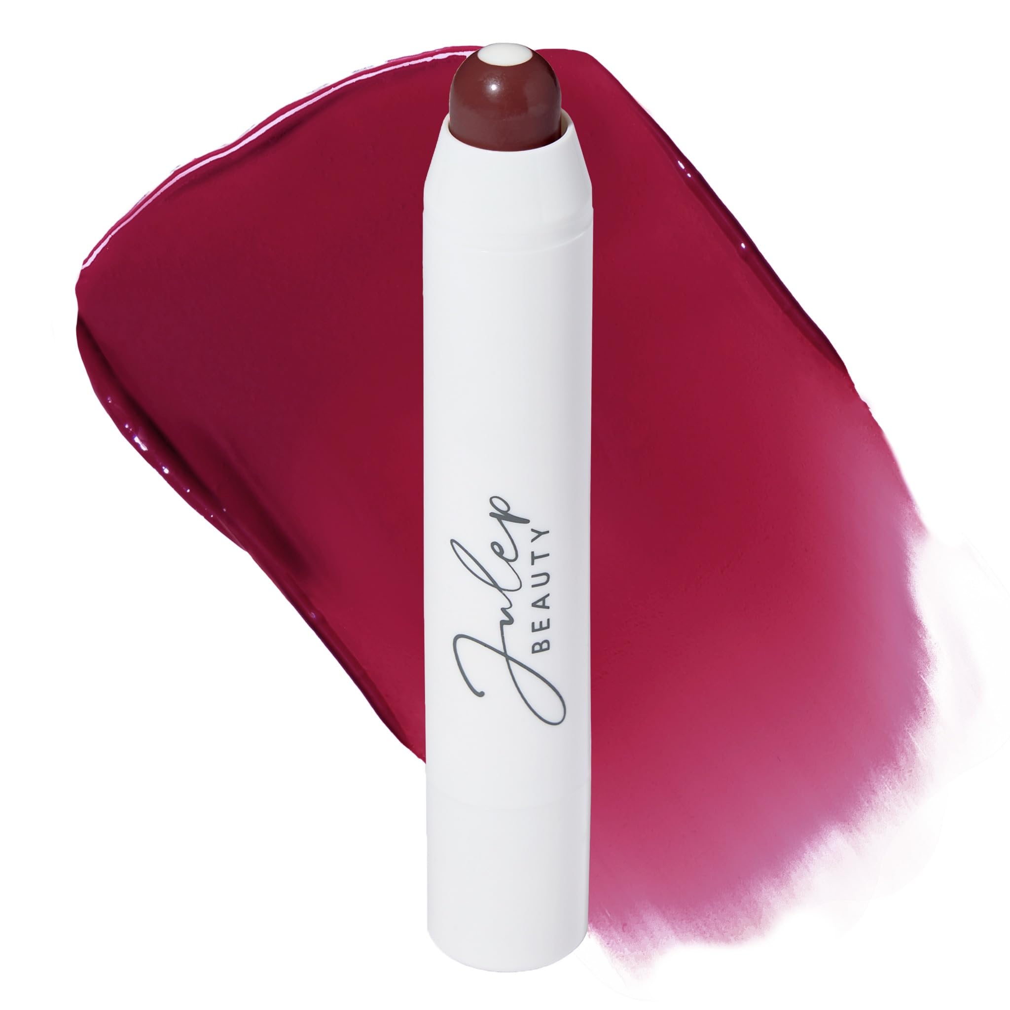 Julep It's Balm Full Coverage Lip Crayon (Black Cherry) Hydrating, Nourishing Lip Colour - Smooth, Highly Pigmented, Semi-Gloss Finish - Buildable Lipstick with Nourishing Vitamin E Lip Balm Core — image 1